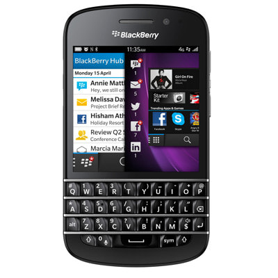 BlackBerry Q10 SQN100-3 (RFN81UW) Black【海外版 SIMフリー】|中古