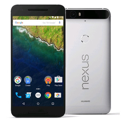 Nexus 6P Silver 64 GB SIMフリー - スマートフォン本体