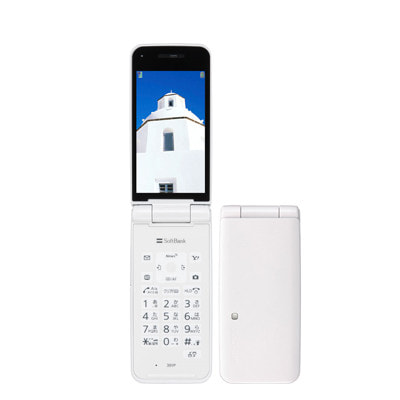 箱痛み Softbank Color Life 4 Waterproof 301p ホワイト 中古ガラケー格安販売の イオシス