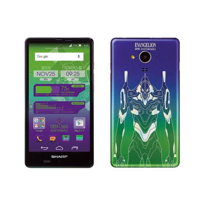 AQUOS SH-M02-EVA20 エヴァンゲリオン20周年モデル|中古スマートフォン