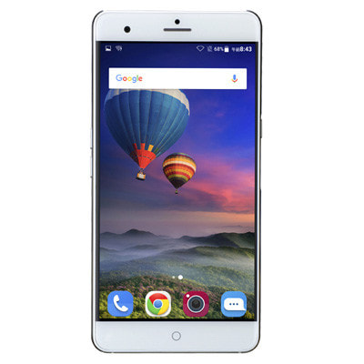 SIMフリー スマホ  ZTE blade V7 MAX  シルバー ZTE Blade V7 MAX V0710 シルバー 【国内版 SIMフリー】|中古