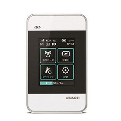 au版】 Wi-Fi WALKER WiMAX2+ HWD15 [HWD15MWA] ホワイト|中古