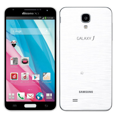 SIMロック解除済】docomo GALAXY J SC-02F Satin White|中古