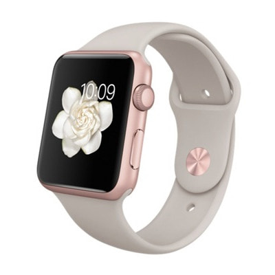 Apple watch sports 42mm  ローズ+ストーン MLC62J Apple Watch 42mm (MLC62J/A) 【ローズゴールドアルミニウム/ストーン