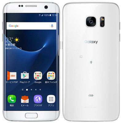 イオシス|au GALAXY S7 edge SCV33 White Pearl