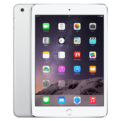 【第3世代】au iPad mini3 Wi-Fi+Cellular 16GB シルバー MGHW2J/A A1600