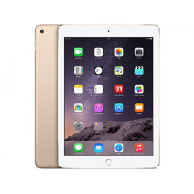 第2世代】au iPad Air2 Wi-Fi+Cellular 64GB ゴールド MH172J/A A1567