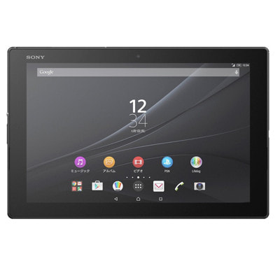 Simロック解除済 Docomo Xperia Z4 Tablet So 05g Black 中古タブレット格安販売の イオシス