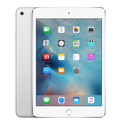 【SIMロック解除済】【第4世代】au iPad mini4 Wi-Fi+Cellular 16GB シルバー MK702J/A A1550