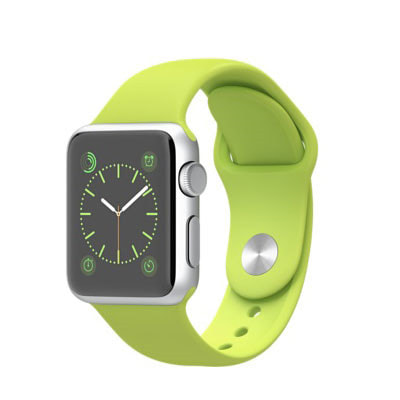 Apple Watch Sport 38mm (MJ2U2J/A) 【シルバーアルミニウム/グリーン 