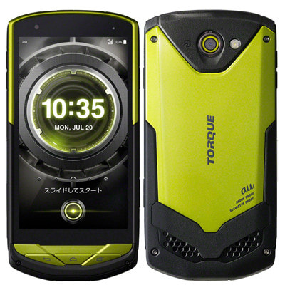 SIMロック解除済】au TORQUE G02 KYV35 グリーン|中古スマートフォン