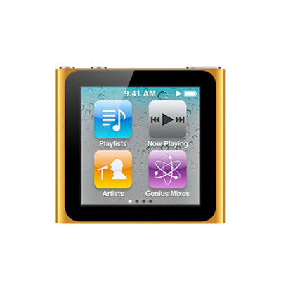オーディオ機器 iPod nano 第6世代 16GB 動作品 オレンジ