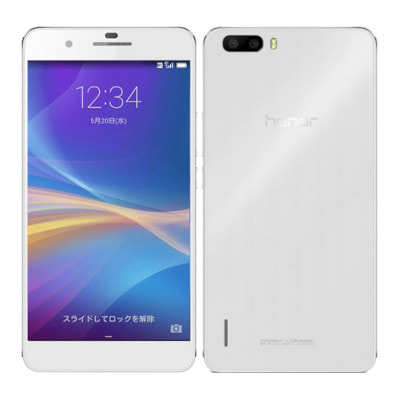 Huawei honor6 plus 32GB (PE-TL10) [White 楽天版 SIMフリー]|中古