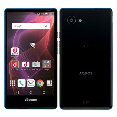 イオシス|docomo AQUOS Compact SH-02H (Blue×Black)