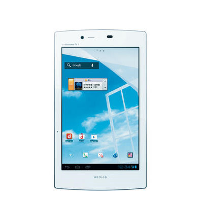 ネットワーク利用制限△】docomo MEDIAS TAB UL N-08D Silky White