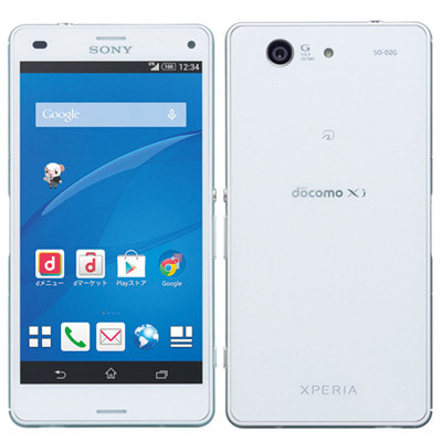 Simロック解除済 Docomo Xperia Z3 Compact So 02g White 中古スマートフォン格安販売の イオシス