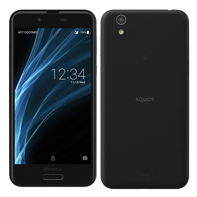 Simロック解除済 Docomo Aquos Sense Sh 01k Velvet Black 中古スマートフォン格安販売の イオシス