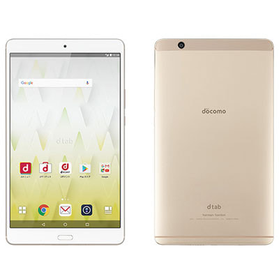 SIMロック解除済】docomo dtab Compact d-01J Gold|中古タブレット格安 