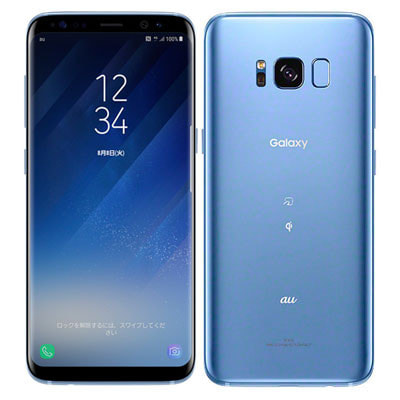 イオシス|au Galaxy S8 SCV36 Coral Blue
