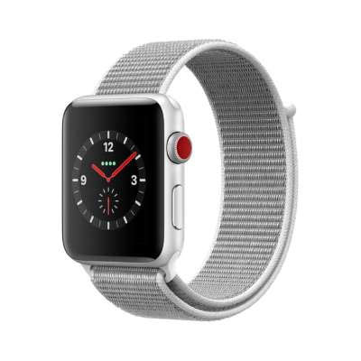 イオシス|Apple Watch Series3 42mm GPS+Cellularモデル MQKQ2J/A A1891【シルバーアルミニウムケース/シーシェルスポーツループ】