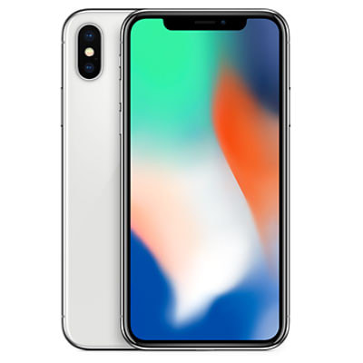 iPhoneX A1902 (MQAY2J/A) 64GB シルバー 【国内版 SIMフリー】|中古 