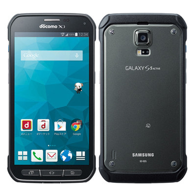 Simロック解除済 Docomo Galaxy S5 Active Sc 02g Titanium Gray 中古スマートフォン格安販売の イオシス