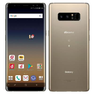 スマートフォン/携帯電話美品 ドコモGalaxyNote8 SC-01K ゴールド SIM