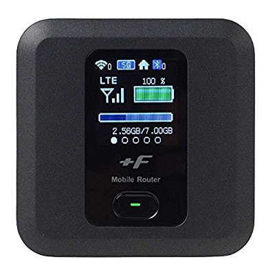 イオシス|モバイルWiFiルーター +F FS030W マットブラック