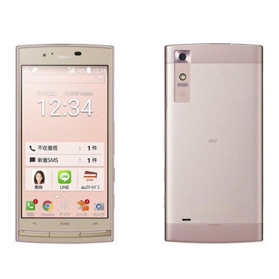 ネットワーク利用制限△】au URBANO V02 (KYV34) TWINKLE PINK|中古