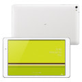 【SIMロック解除済】au Qua tab 02 HWT31 パウダーホワイト