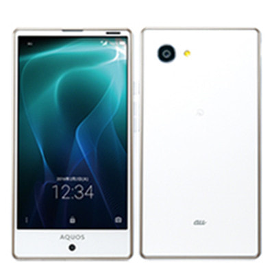 SIMロック解除済】au AQUOS SERIE mini SHV33 ホワイト|中古  