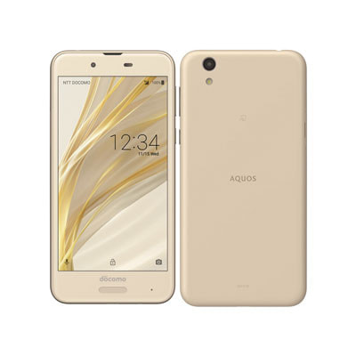 イオシス|【SIMロック解除済】docomo AQUOS sense SH-01K Champagne Gold
