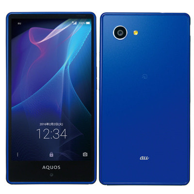 au SHV33 AQUOS SERIE mini SIMロック解除手続き済み SIMロック解除済】au AQUOS SERIE mini SHV33 サファイア|中古