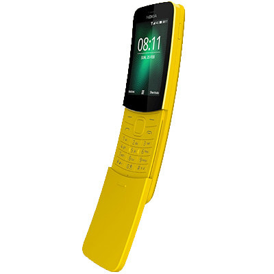 Nokia 8110 4G TA-1059 Dual-SIM 【Yellow 4GB 海外版 SIMフリー