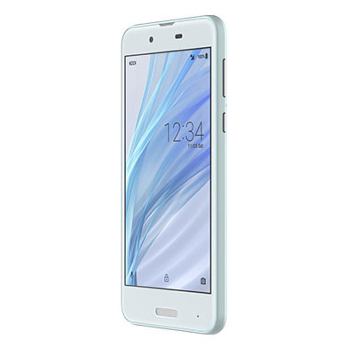 イオシス|【SIMロック解除済】 UQ mobile AQUOS sense SHV40 Airy Blue
