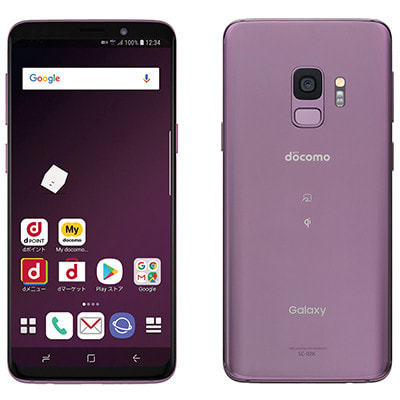 SIMロック解除済】docomo Galaxy S9 SC-02K Lilac Purple|中古 