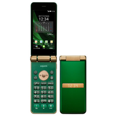 AQUOS K SHF34 Royal Green|中古ガラケー格安販売の【イオシス】