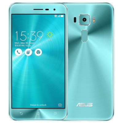 ASUS ZenFone3 5.2 Dual SIM ZE520KL Aqua Blue 【32GB 海外版 SIM