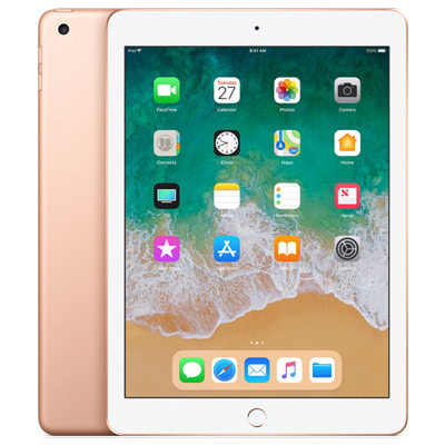 第6世代】iPad2018 Wi-Fi 32GB ゴールド MRJN2J/A A1893|中古