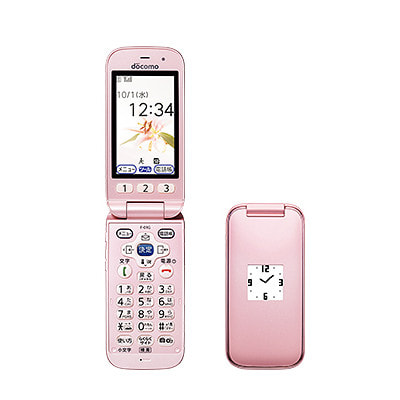 NTTdocomo - らくらくホン ベーシック　4 F-01Gピンク FOMA ドコモ FOMA らくらくホン ベーシック4 F-01G ピンク|中古ガラケー格安
