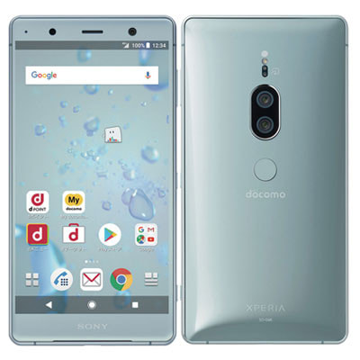 docomo Sony Xperia XZ2 Premium SO-04K Chrome Silver|中古