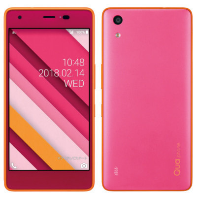 イオシス|【SIMロック解除済】au Qua phone QZ KYV44 カシスピンク