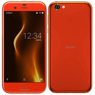 人気SALE低価AQUOS R Blaze Orange スマートフォン本体