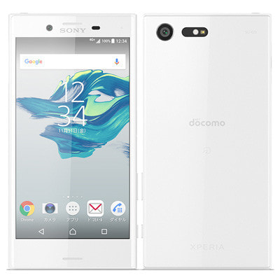 SIMロック解除済】docomo Xperia X Compact SO-02J White|中古