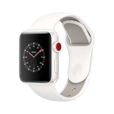 イオシス|Apple Watch Edition Series3 GPS+Cellularモデル 38mm MQM32J/A【ソフトホワイト/ペブルスポーツバンド】