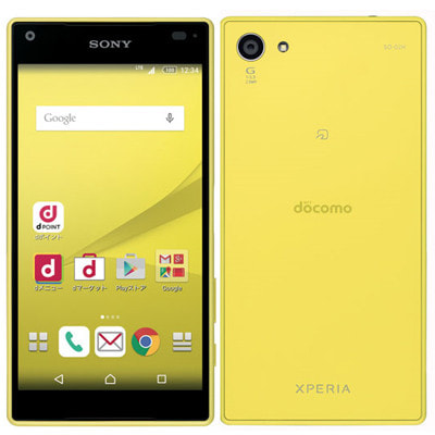 イオシス|【ネットワーク利用制限▲】docomo Xperia Z5 Compact SO-02H Yellow