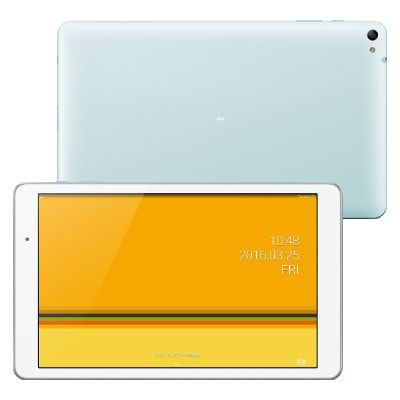 SIMロック解除済】au Qua tab 02 HWT31 エアリーブルー|中古タブレット