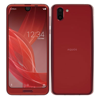 AQUOS - SIMロック解除済　AQUOS R2(706SH) 美品 SIMロック解除済】SoftBank AQUOS R2 706SH Rose Red|中古