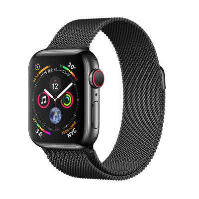 イオシス|Apple Watch Series4 GPS + Cellularモデル 40mm MTVM2J/A 【スペースブラックミラネーゼループ】
