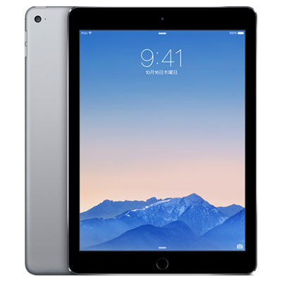 第2世代】iPad Air2 Wi-Fi+Cellular 32GB スペースグレイ MNVP2J